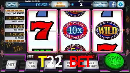 Slots na Plataforma T22 Bet